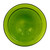 12" Fern Green Crackle Birdbath- Over Rail Bracket
