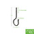 5" Ceiling Hook, pack of 3