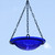 12" Cobalt Blue Hanging Birdbath