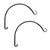 18" Heavy Duty Arc Bracket, pack of 2
