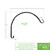 18" Heavy Duty Arc Bracket, pack of 2