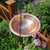 12" Copper Hanging Birdbath