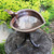 Heart Shaped Birdbath- Tripod Stand