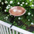 Hammered Solid Copper Birdbath- Rail Mount Bracket