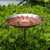 Red African Daisy Birdbath- Stake