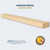 Horizon 7’ Sahara Sand (4”) Mantel Shelf Kit