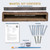 Farmhouse 6' Pale Honey Mantel Shelf Kit