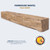 Farmhouse 7' Pale Honey Mantel Shelf Kit