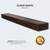 Classic Mantel 5' Walnut Mantel Shelf Kit