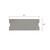 Lid for Andes Fire Table - Light Gray