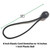 8 inch Black Ball Bungee Straps - 25 pack
