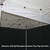 10 ft Rain Gutter w/ 10 White Ball Bungees