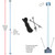 Shade Sail Pole Kit 9 ft. Extension - STEEL