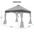 Garden Party 13X13 Canopy w/ Stone Garden Cover