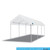 HERCULES 10X20 Canopy w/ WHITE Cover