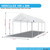 HERCULES 10X20 Canopy w/ WHITE Cover