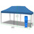 ATHENA 10X20 BLACK FRAME Instant Pop Up Tent w/ BLUE Cover