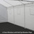 HERCULES 10X20 Enclosed Canopy Snow Load