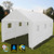 HERCULES 10X20 Enclosed Canopy Snow Load
