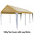HERCULES 10X20 Canopy w/ TAN/WHITE Cover