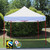 ATHENA 10X10 RED FRAME Instant Pop Up Tent w/ WHITE Cover