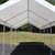 True 10 ft x 20 ft Universal Canopy Hammertone Steel & White Cover