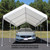 True 10 ft x 20 ft Universal Canopy Hammertone Steel & White Cover