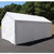 True 10 ft x 20 ft Universal Enclosed Canopy Hammertone Steel & White Cover with Sidewalls