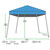 10X10 SLANTLEG Instant Pop Up Tent w/ BLUE
