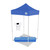 Tuff Tent White Frame 5 X 5 Instant Pop Up Tent w/ Blue Cover