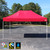 TUFF TENT WHITE Frame 10X15 Instant Pop Up Tent w/ RED Cover