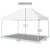 TUFF TENT WHITE Frame 10X15 Instant Pop Up Tent w/ WHITE Cover