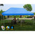TUFF TENT WHITE Frame 10X20 Instant Pop Up Tent w/ BLUE Cover