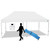 TUFF TENT WHITE Frame 10X20 Instant Pop Up Tent w/ WHITE Cover