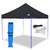 TUFF TENT BLUE Frame 10X10 Instant Pop Up Tent w/ BLACK Cover