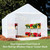 10 ft x 10 ft Green House Cover