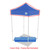 Univeral 5X5 Instant Pop Up Tent BLUE Cover