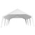 20 ft x 20 ft White Leg Skirt Cover for Event Tent