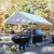 10 ft x 13 ft White Drawstring Cover