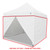 Universal Instant 10x20 - 6 Pack Side Walls White