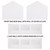 20 ft x 20 ft Sidewall Kit w/ Flaps and Bug Screen Windows For Expandable Canopy