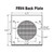 FreshVent Air Intake Vent - 4" White