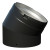 USP Double Wall Black Elbow