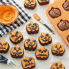 Wilton Silicone Bakeware, 6 Cavity Jack-O-Lantern Mold, 2105-0-0846