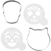 Wilton Skull & Cat Cookie Cutter & Stencil Kit, 2107-0-0406