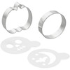 Wilton Pumpkin & Circle Cookie Cutter & Stencil Kit, 2107-0-0407