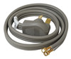 Electrical Range 4' Power Cord, 40 Amp, 3 Prong Wire, 125/250V, SRC3-40-4