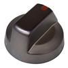 Black Burner Control Knob Set, 5-Pk, fits Samsung, AP5986692, DG64-00473B