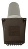 Deflect-O Universal 4" Wide Mouth Vent Hood with Brown Bird Guard, RVHAB4