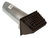 Deflect-O Universal 4" Wide Mouth Vent Hood with Brown Bird Guard, RVHAB4